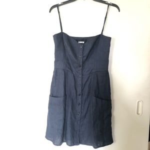 Reformation Linen Button Down Dress